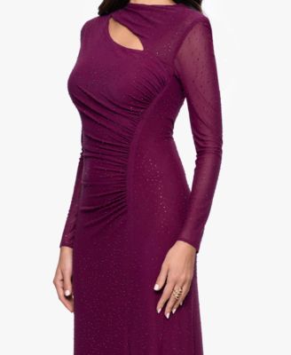 Women's Long Keyhole Neck Gown