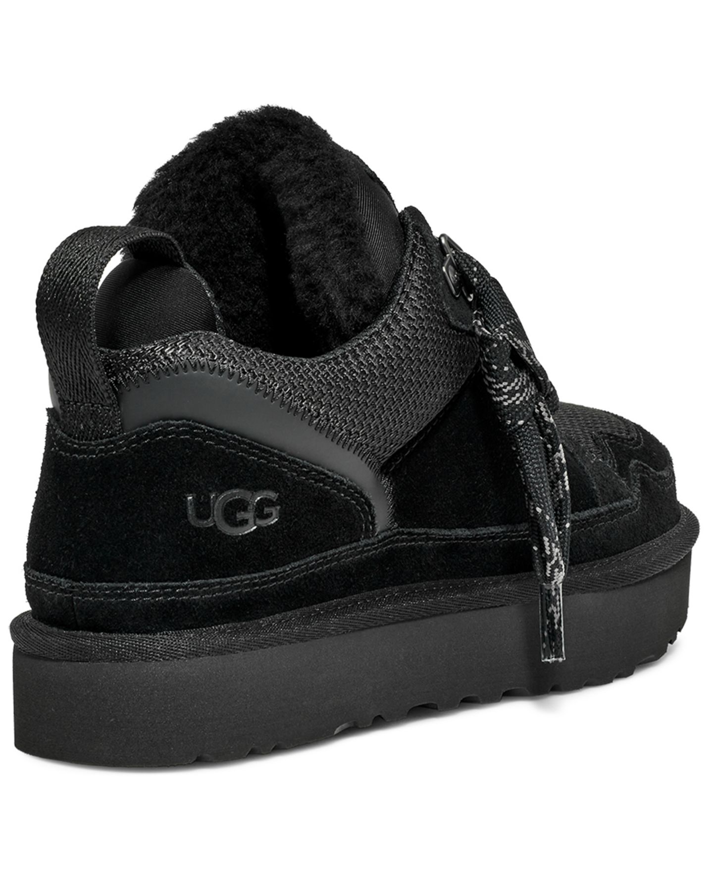 Женские кроссовки UGG® Lowmel Lace-Up Sneaker Booties, цвет: Чёрный — фото 3