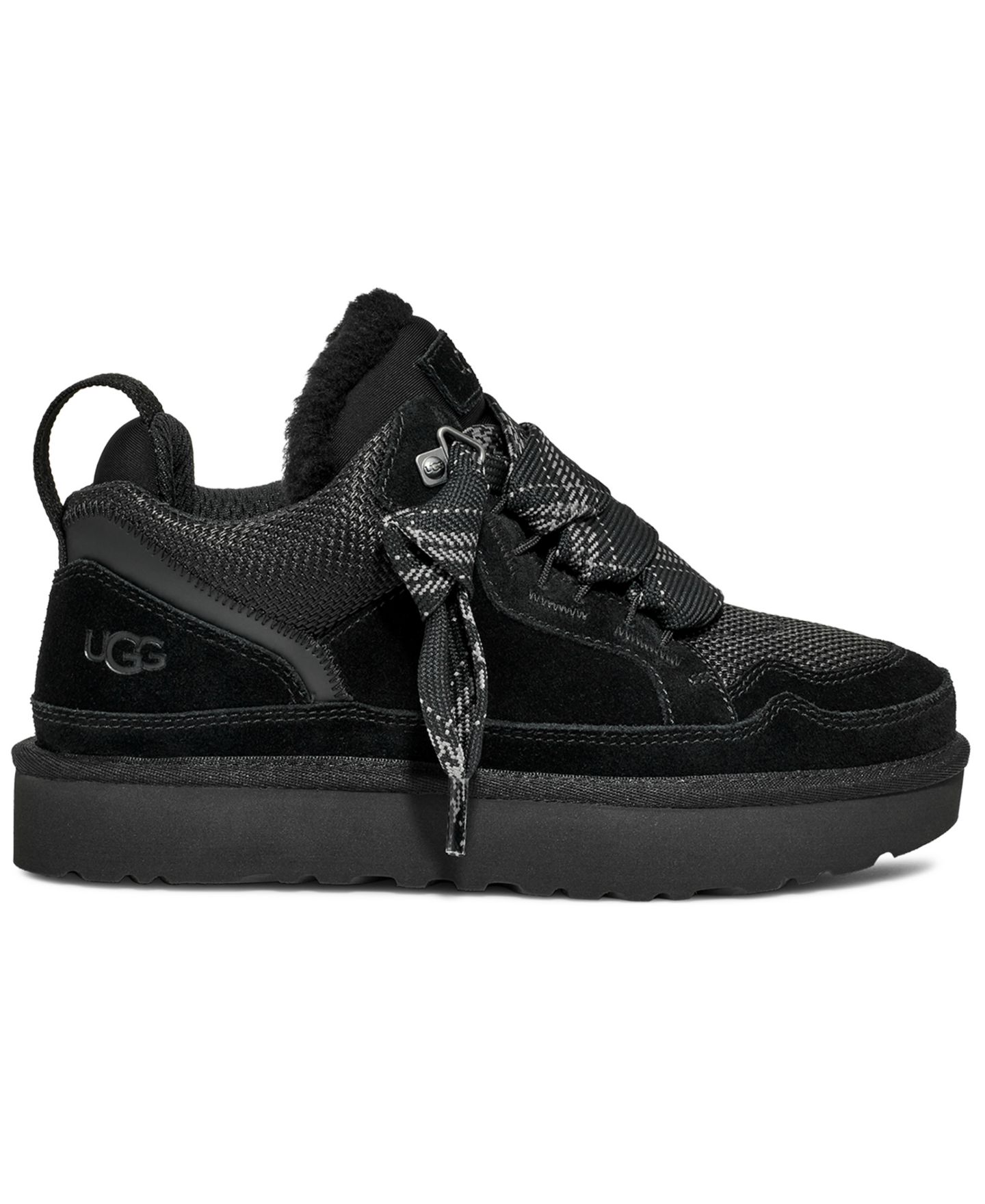 Женские кроссовки UGG® Lowmel Lace-Up Sneaker Booties, цвет: Чёрный — фото 2