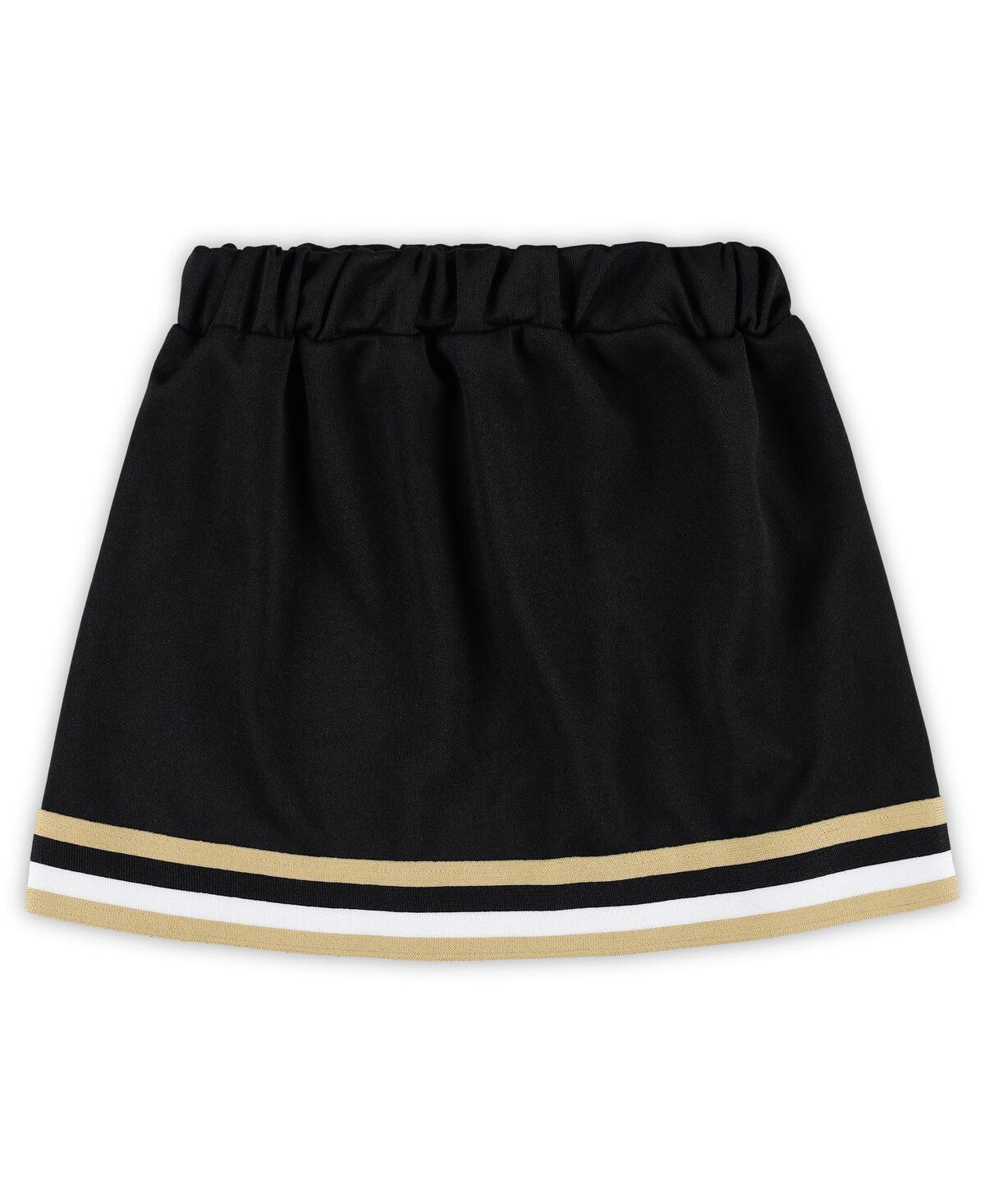 Little King Big Girls 2-Piece Black Vanderbilt Commodores Cheer Set
