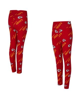 Concepts Sport - Women's Red Kansas City Chiefs Mosaic Allover Print Leggings