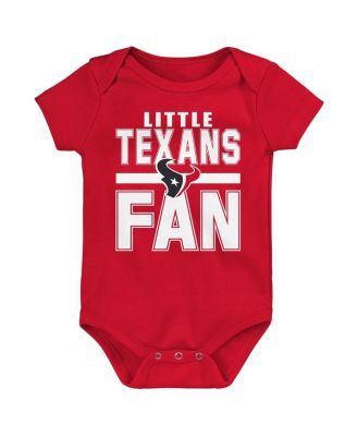 Newborn 3-Piece Houston Texans Little Tike Bodysuit Set