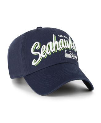 Women's College Navy Seattle Seahawks Ariana Clean Up Adjustable Hat