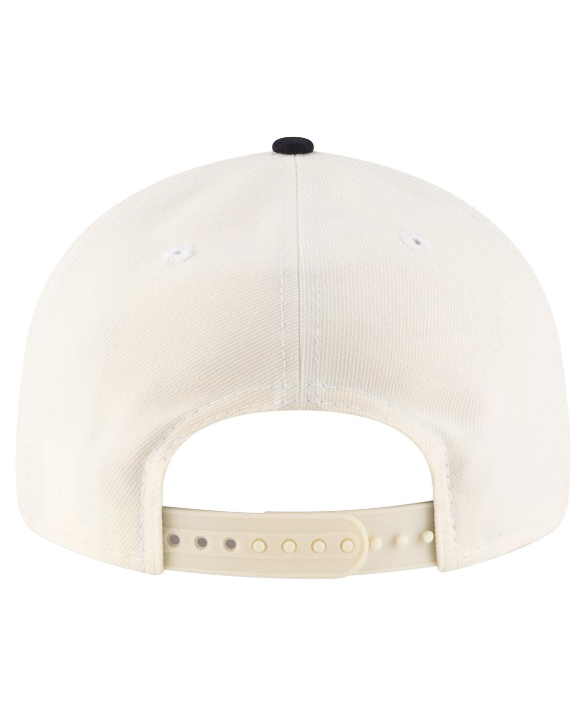 New Era Men's Cream Usmnt 1995 Retro-crown 9fifty Adjustable Hat In Black
