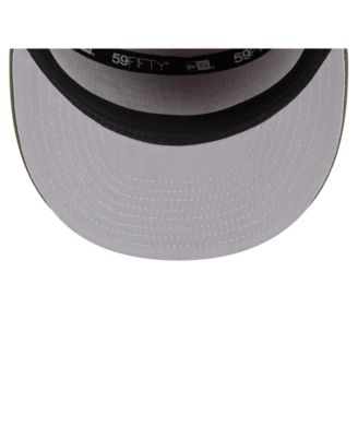 Men's Olive/Brown Philadelphia Eagles Two-Tone Color Pack Split Panel 59FIFTY Fitted Hat