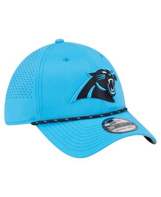 Men's Blue Carolina Panthers Perforated 39THIRTY Flex Hat