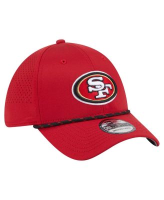 Men's Scarlet San Francisco 49ers Perforated 39THIRTY Flex Hat