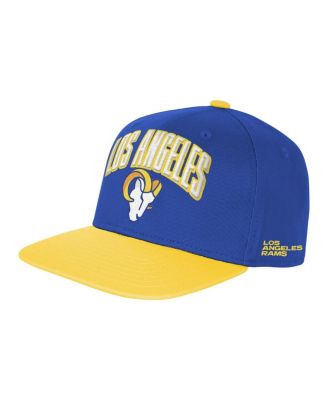 Outerstuff - Big Boys and Girls Royal Los Angeles Rams Essentials Adjustable Hat
