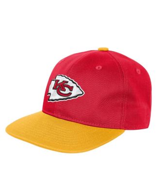 Outerstuff - Big Boys and Girls Red Kansas City Chiefs True Retro Adjustable Hat