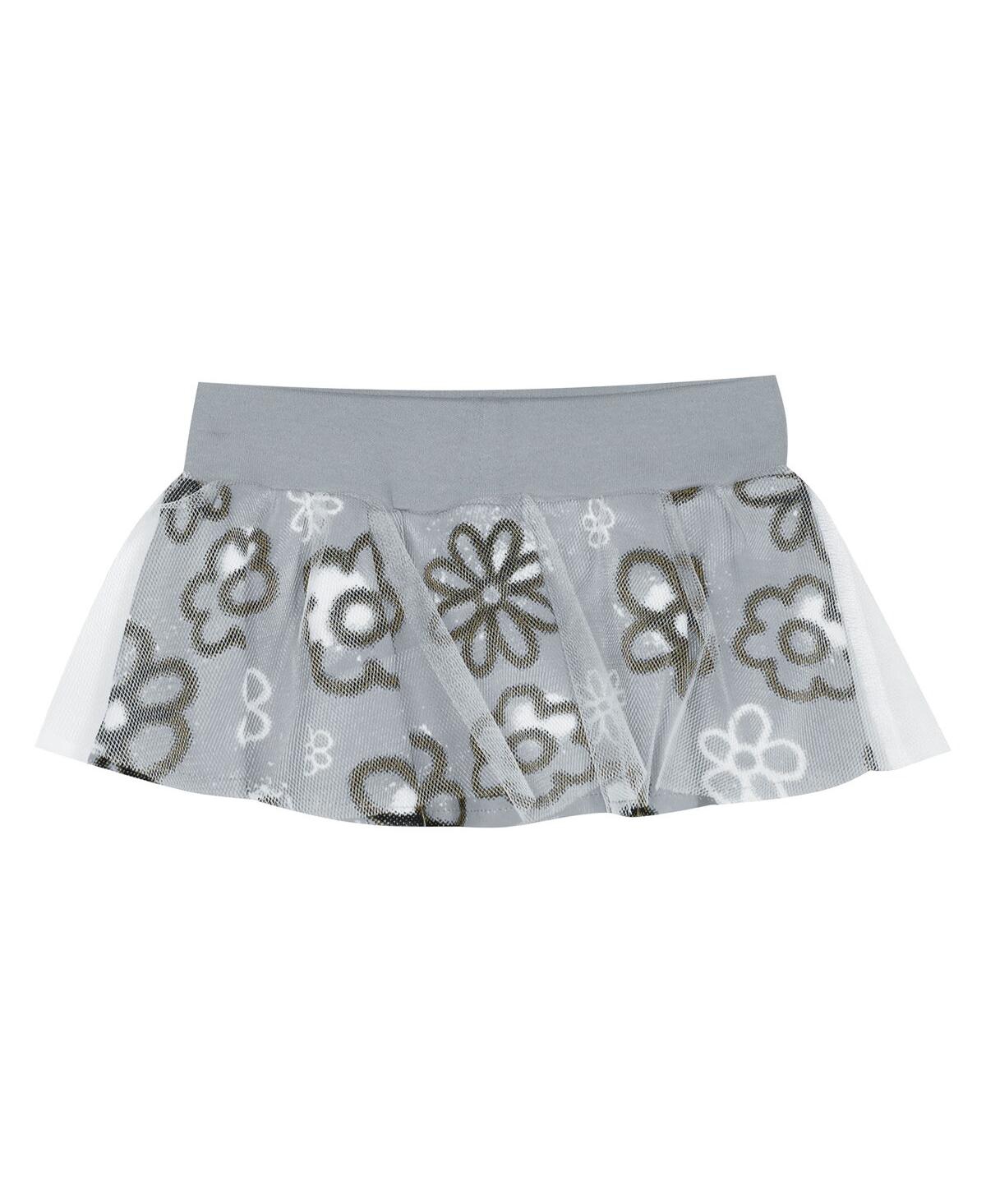 Outerstuff Baby Girls Las Vegas Raiders My Team Rocks Bodysuit And Skirt Set In Multi