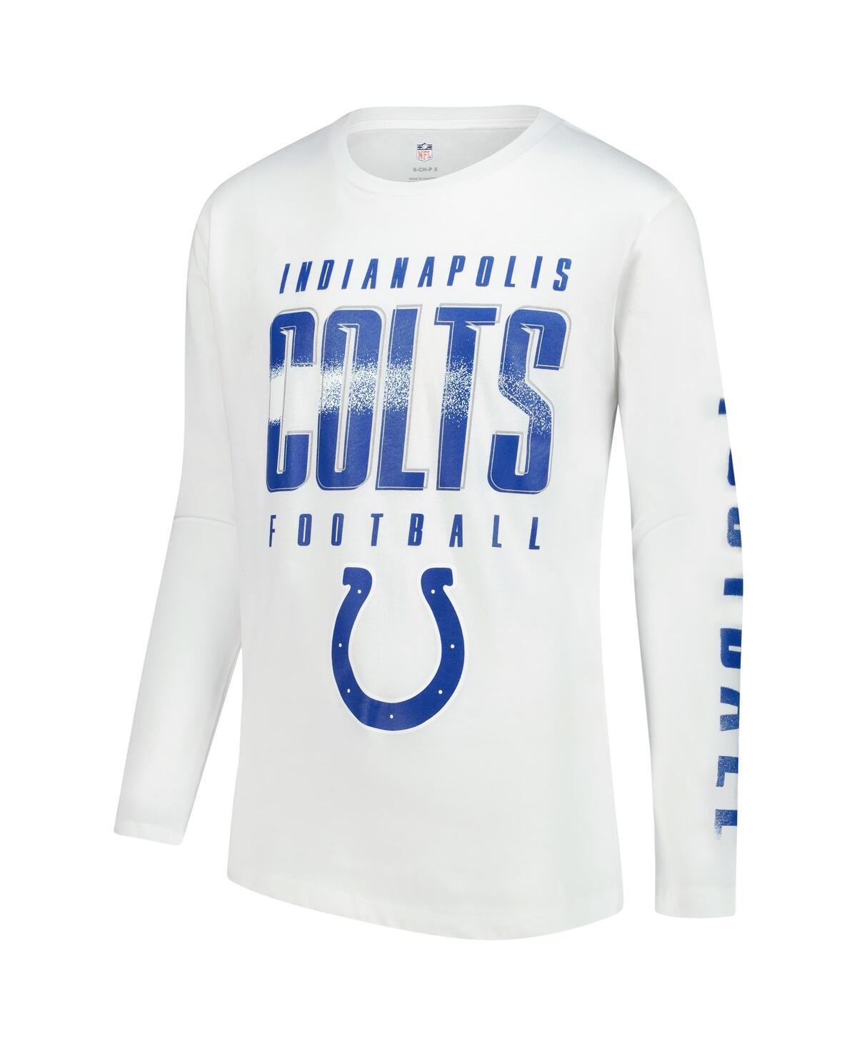 Outerstuff Big Boys And Girls Indianapolis Colts The Mix Combo T-shirt Set In Multi
