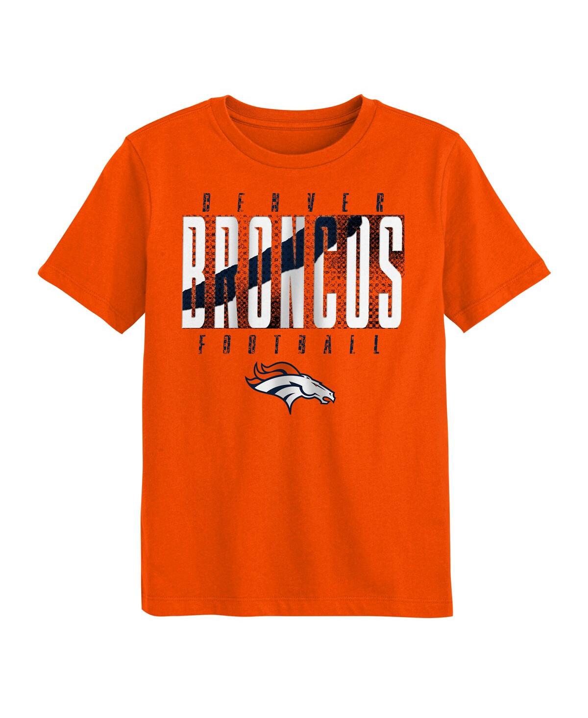 Outerstuff Preschool Orange Denver Broncos Posterize T-shirt In Orange