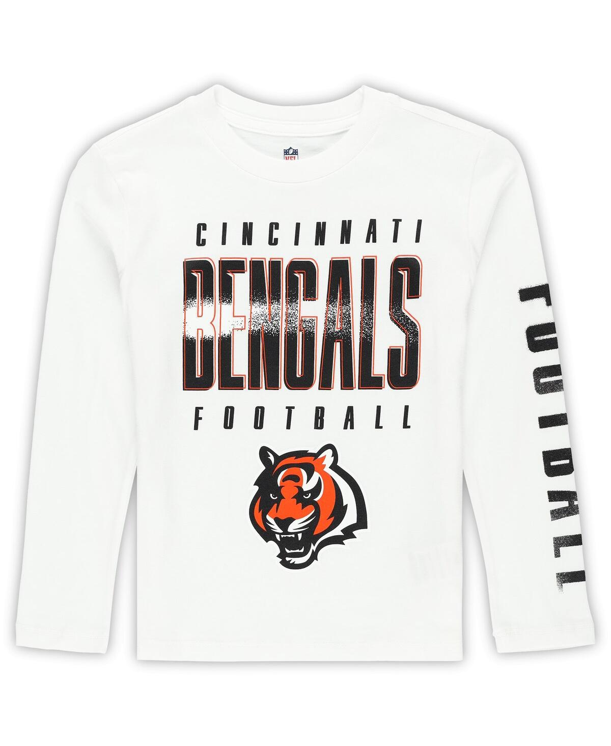Outerstuff Preschool Cincinnati Bengals The Mix Combo T-shirt Set In Black