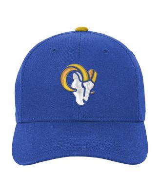 Big Boys and Girls Royal Los Angeles Rams Team Pre-Curved Adjustable Hat