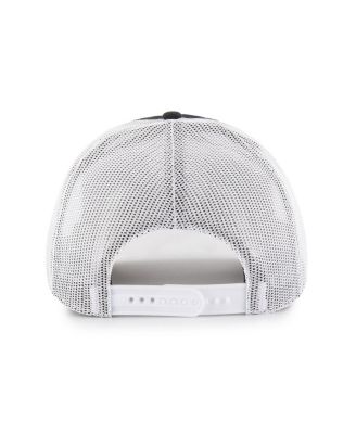 Men's Black/White Dallas Stars Prestige Adjustable Trucker Hat