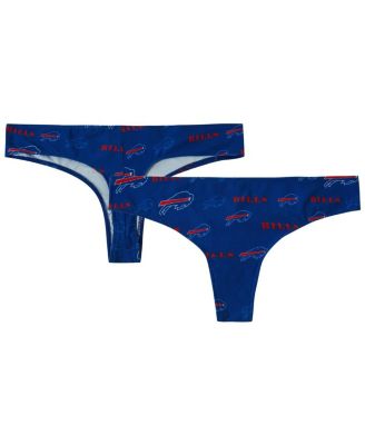 Concepts Sport - Women's Royal Buffalo Bills Mosaic All Over Print Thong