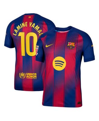 Lamine Yamal Men's Soccer Jersey – Fan Version Blue/Red, Regular