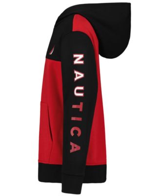 Boys' 8-20 Color Blocking Piecing Hoodie