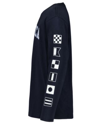 Boys' 8-20 Graphic Print Long Sleeve T-Shirt