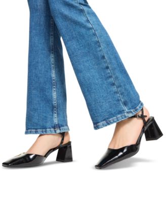 Women's Gennifer Two-Piece Square Toe Pumps