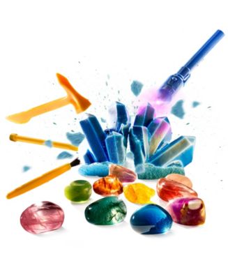 earthmix コンプセット シクレ付 シークレット Discovery #MINDBLOWN Glowing Gemstones Excavation Kit, 4 Piece