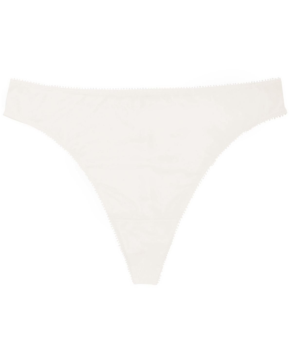 Natori Persuasion Stretch Lace Minimal Rear Coverage Thong In White