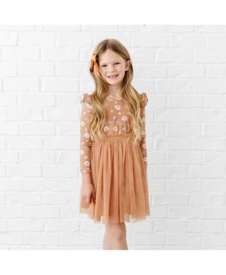 Child Girl's Spice Velvet Coquette Bow Clip