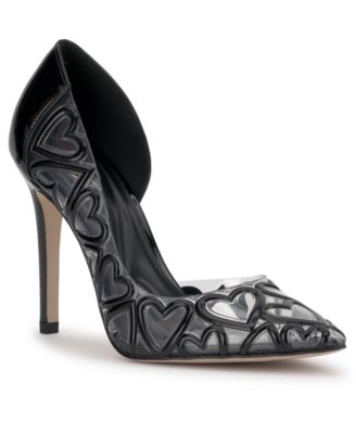 Women's Palvin Vinyl Heart Stiletto Pumps
