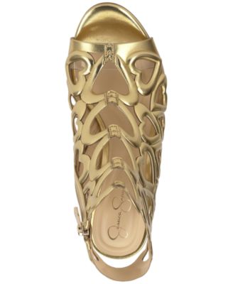 Women's Jalina Vinyl Heart High-Heel Booties