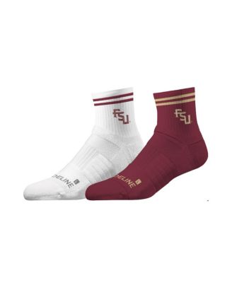 Strideline - Men's and Women's Florida State Seminoles Premium Knit 2-Pack Half Calf Socks Set