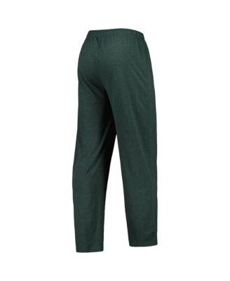 Men's Green/Charcoal Ohio Bobcats Meter Long Sleeve Top and Pants Sleep Set