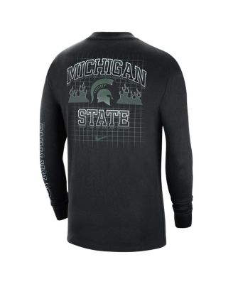 Men's Black Michigan State Spartans Tour Max 90 Long Sleeve T-Shirt