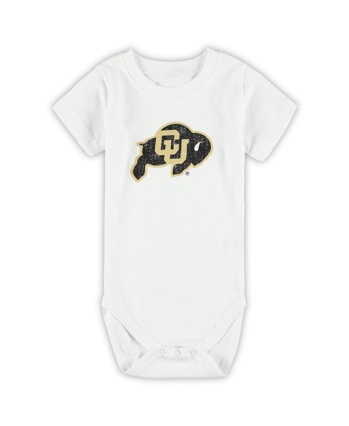 Wes & Willy Baby Boys And Girls Colorado Buffaloes 3-pack Bodysuit Set In Black
