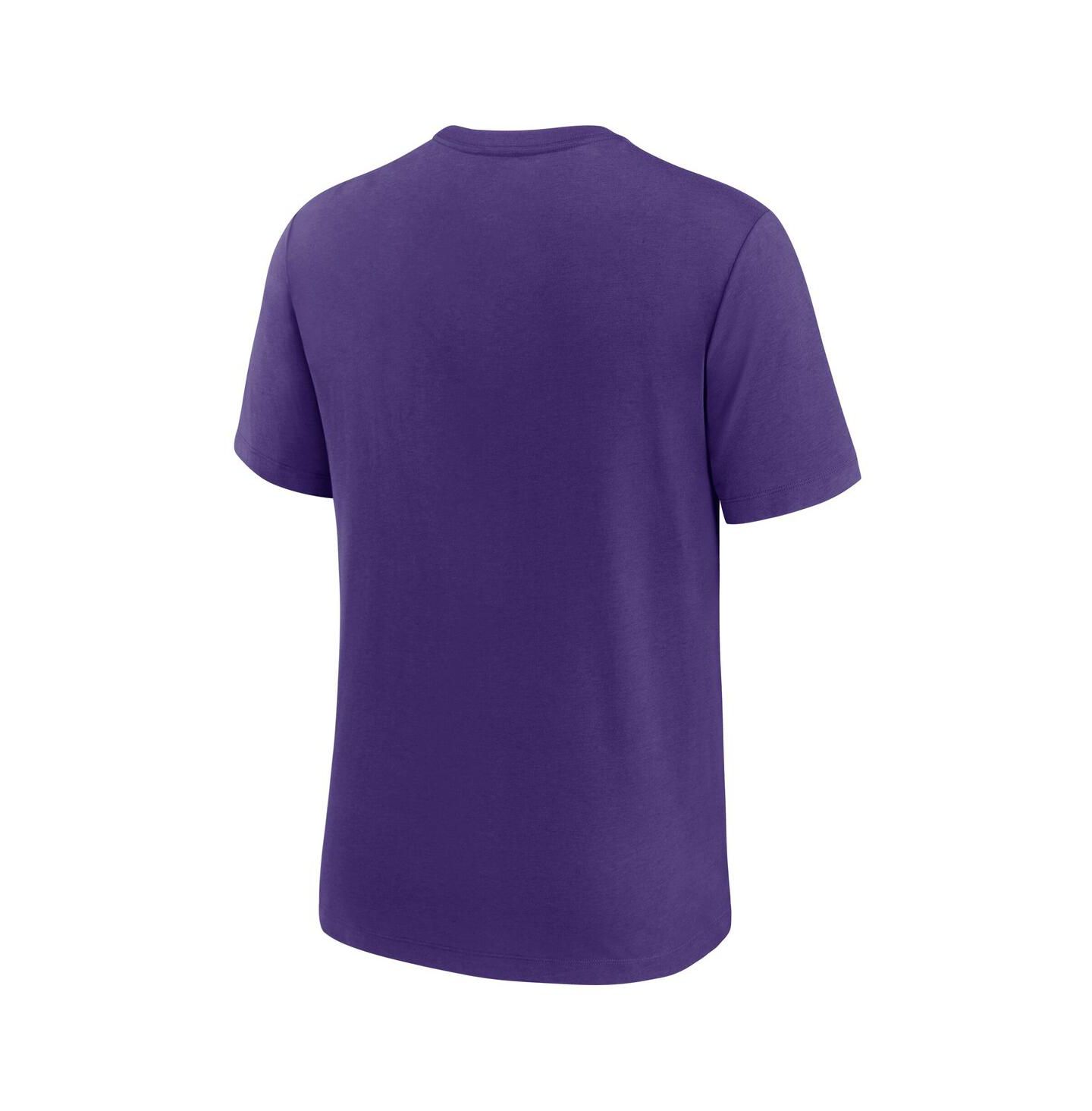Мужская футболка Nike Purple Minnesota Vikings Rewind Logo Tri-Blend — фото 3