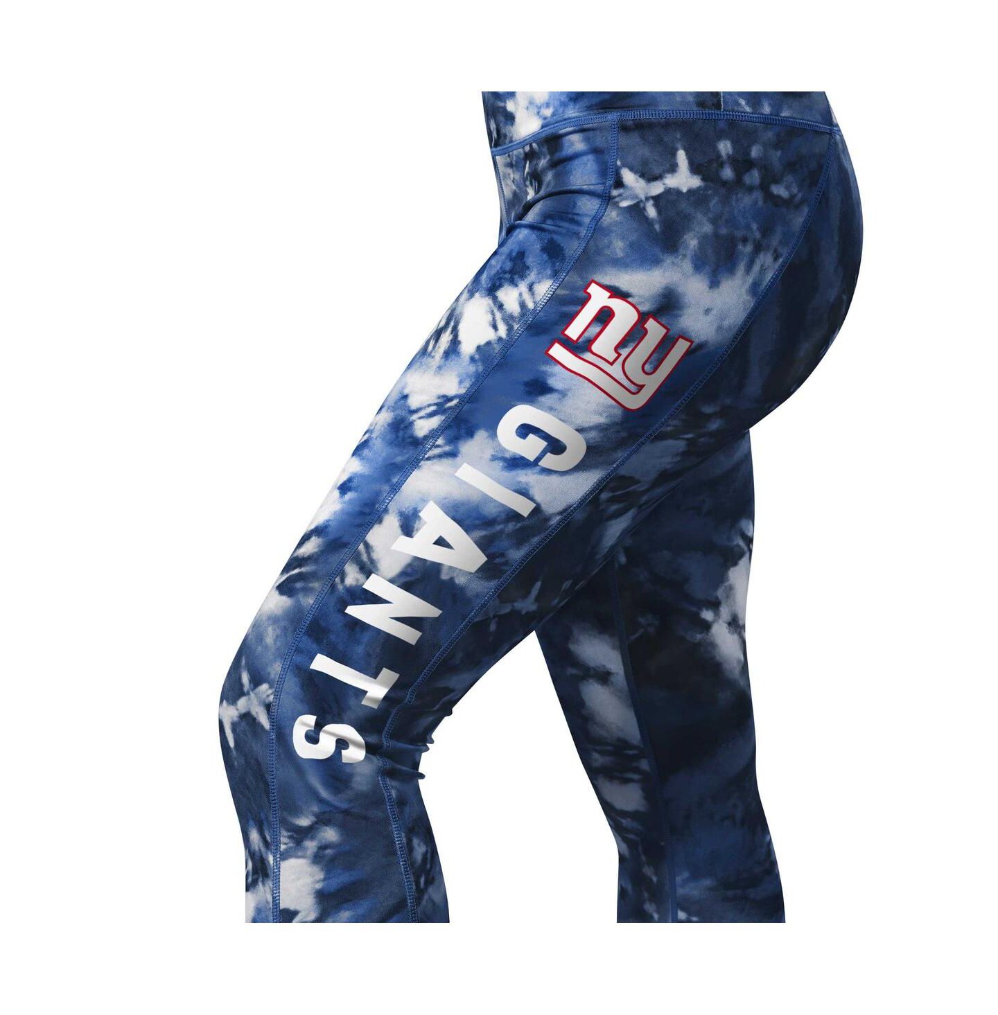 Женские леггинсы MSX by Michael Strahan Navy New York Giants Aubrey Tie-Dye — фото 2