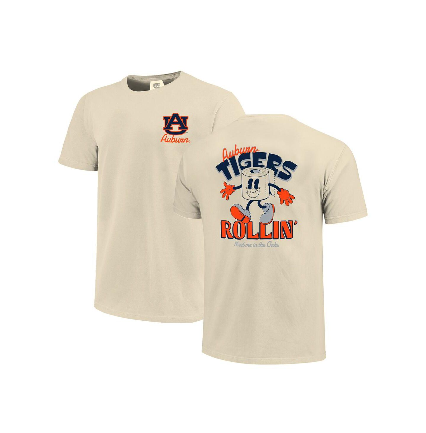 Футболка Image One Natural Auburn Tigers Hyper Local Rollin' — фото 1