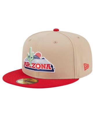 New Era - Men's Khaki Arizona Wildcats Throwback Two-Tone 59FIFTY Fitted Hat