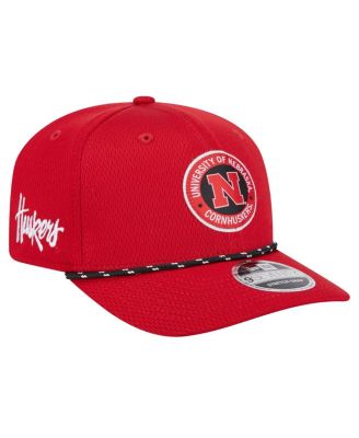 New Era - Men's Scarlet Nebraska Huskers COOLERA 9SEVENTY Rope Stretch-Snap Hat