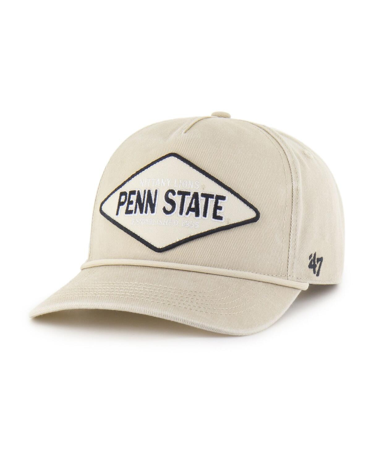 47 Brand Men's And Women's Cream Penn State Nittany Lions Outdoorsmen Cairn Hitch Adjustable Hat In White