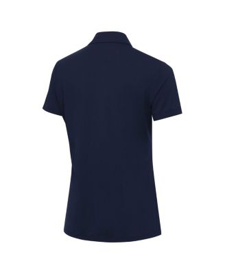 Women's Navy Dallas Cowboys Era V-Neck Polo Shirt