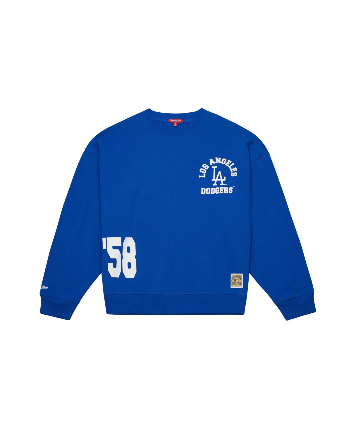 Mitchell & Ness Women's Royal Los Angeles Dodgers Cooperstown Collection Crewneck Sweatshirt In Multi