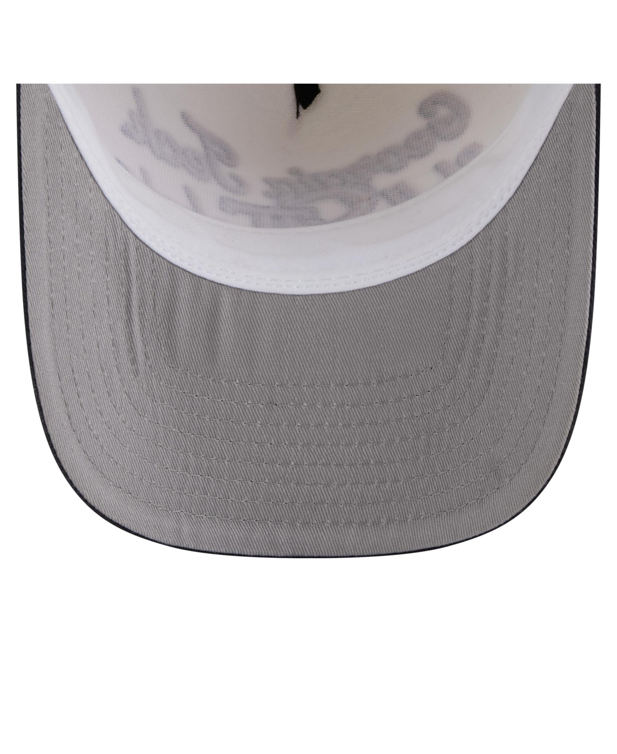 New Era Men's Cream/navy Georgia Tech Yellow Jackets Vintage Chainstitch 9fifty A-frame Snapback Hat In Black