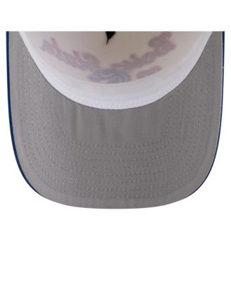 Men's Cream/Royal Boise State Broncos Vintage Chainstitch 9FIFTY A-Frame Snapback Hat