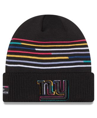 New Era - Men's Black New York Giants 2025 NFL Crucial Catch Cuffed Knit Hat