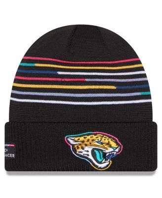 New Era - Men's Black Jacksonville Jaguars 2025 NFL Crucial Catch Cuffed Knit Hat