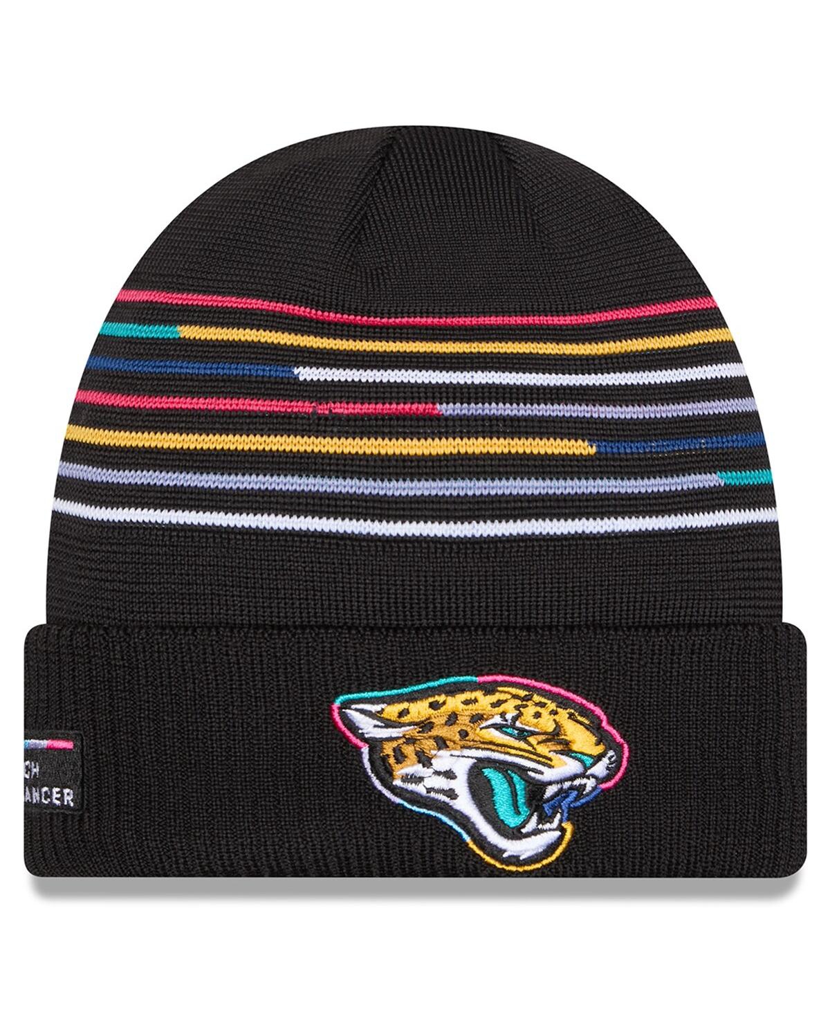 New Era Men's Black Jacksonville Jaguars 2025 Nfl Crucial Catch Cuffed Knit Hat