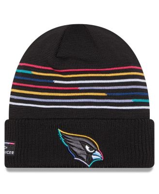 New Era - Men's Black Arizona Cardinals 2025 NFL Crucial Catch Cuffed Knit Hat