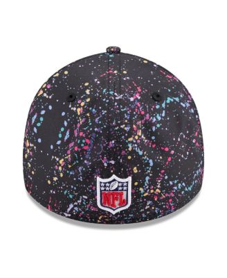 Men's Black New England Patriots 2025 NFL Crucial Catch 39THIRTY Flex Hat