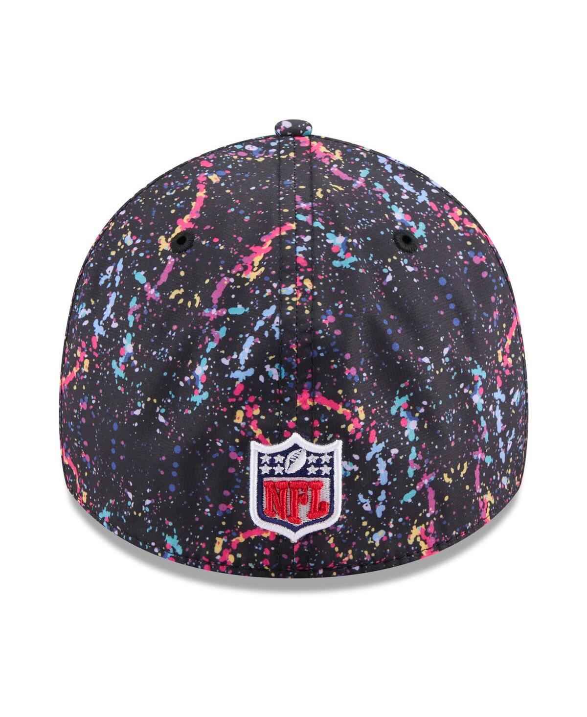 New Era Men's Black Miami Dolphins 2025 Nfl Crucial Catch 39thirty Flex Hat In Black