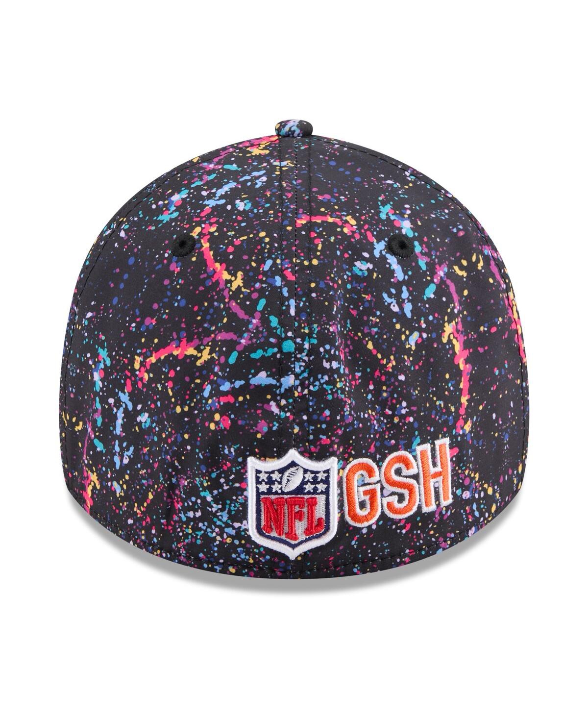 New Era Men's Black Chicago Bears 2025 Nfl Crucial Catch 39thirty Flex Hat In Black